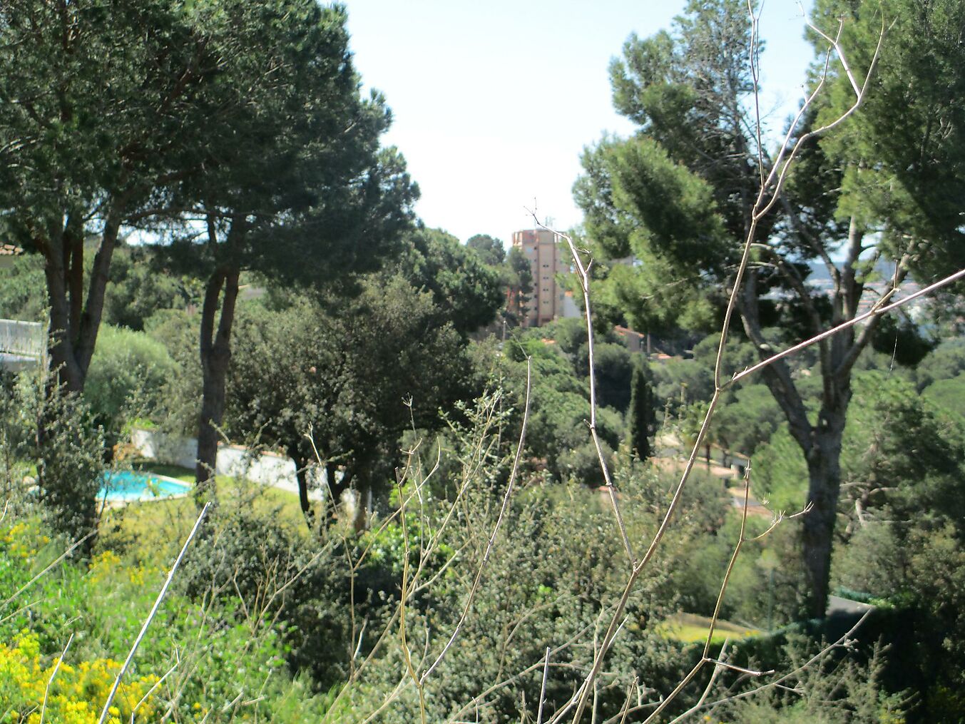 Plot of land in the centre of Playa de Aro area with sea views.