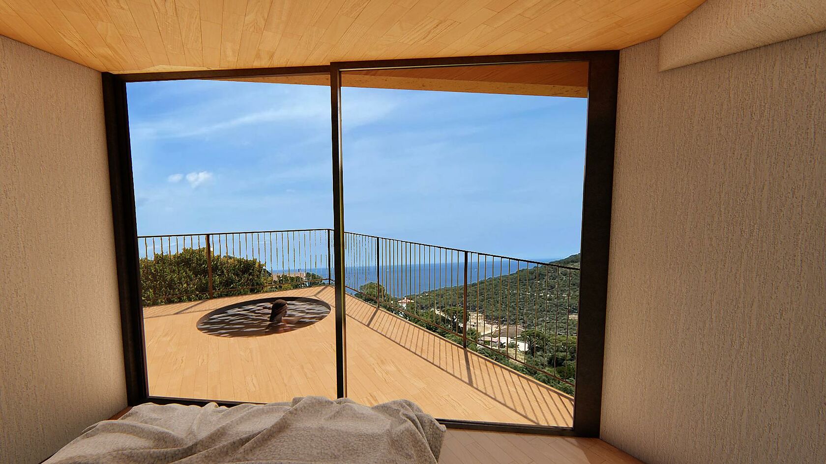 Casa de diseño a estrenar con vistas al mar y a la montaña
