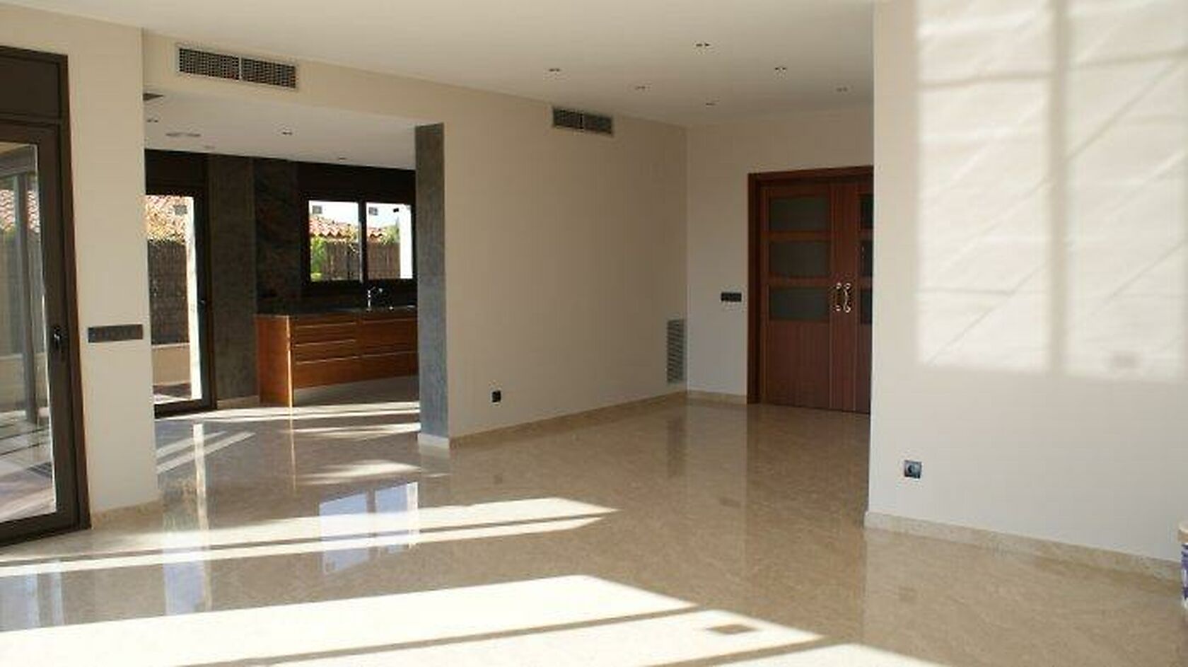 Brand new detached villa with pool and sea views.