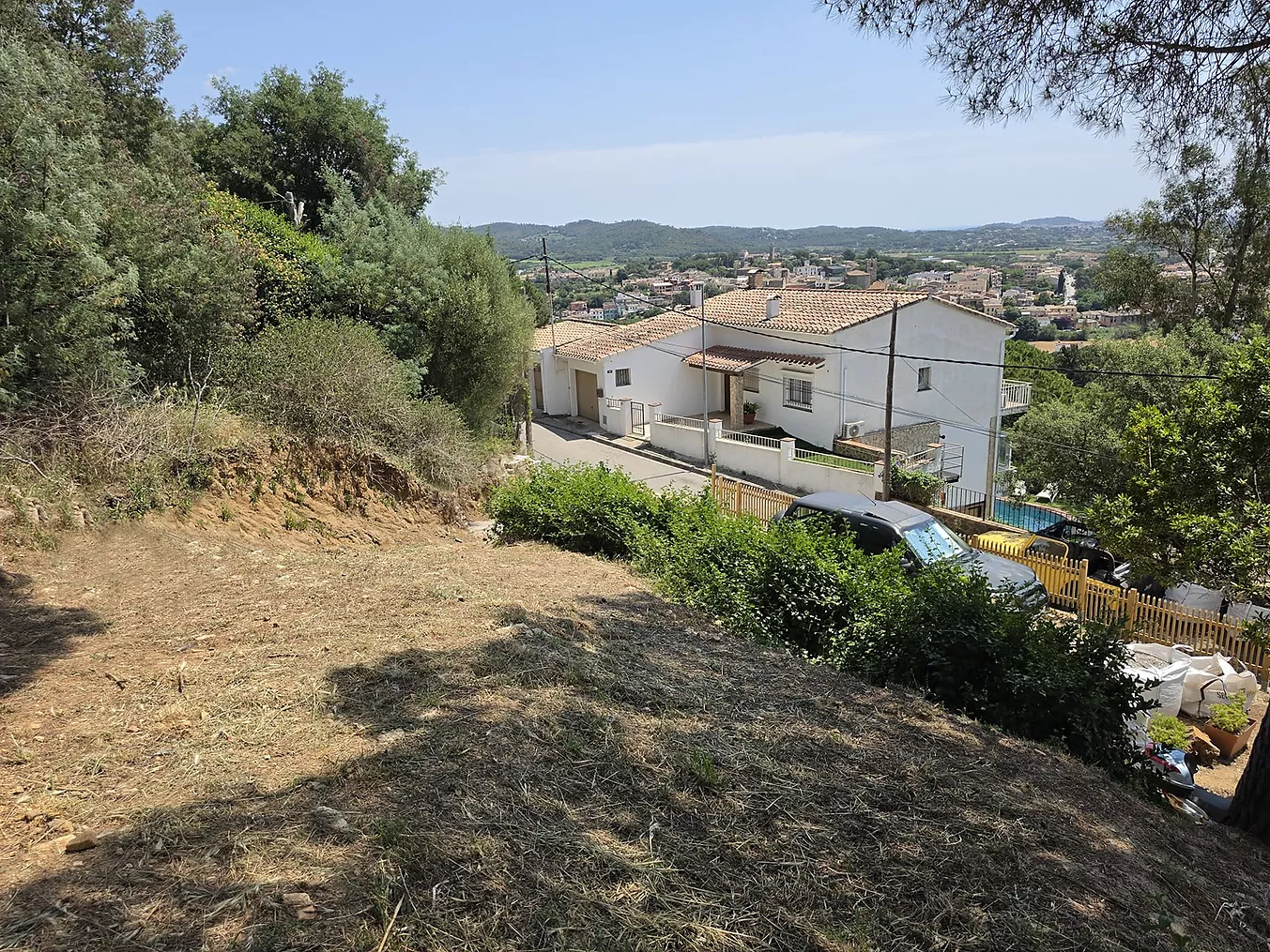 Parcel·la urbana de 852 m a Mas Ambrós (Calonge) amb vistes panoràmiques al mar.