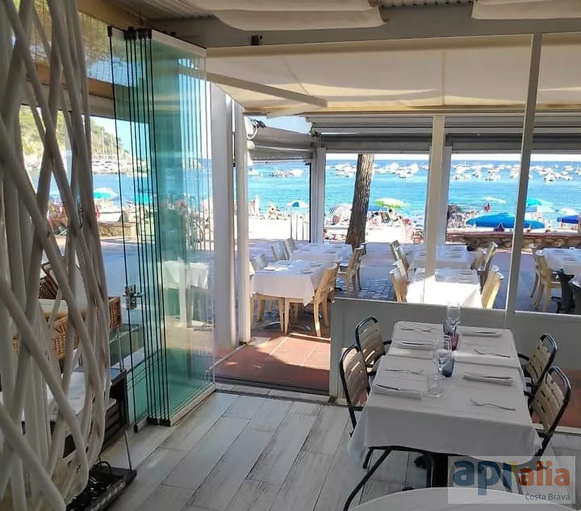 EXCLUSIVE APIALIA COSTA BRAVA, beachfront restaurant.