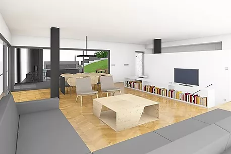 Plot with fantastic sea views + project to build a detached house