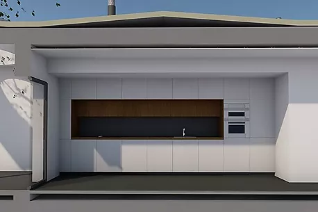 Plot with fantastic sea views + project to build a detached house