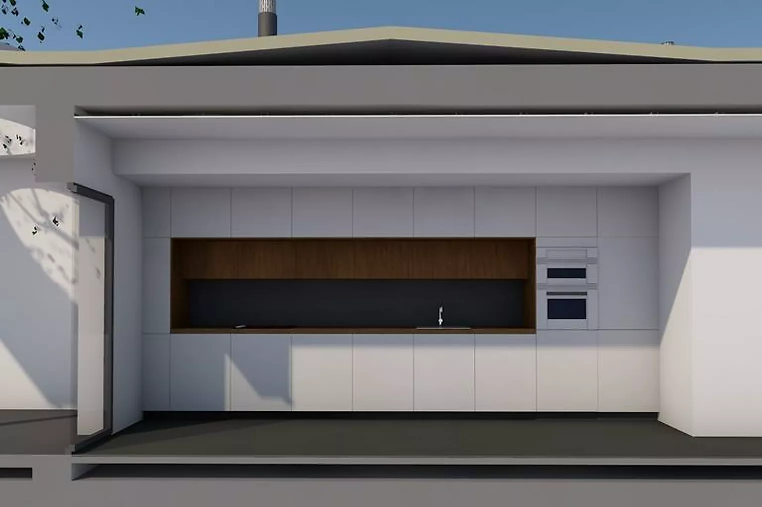 Plot with fantastic sea views + project to build a detached house