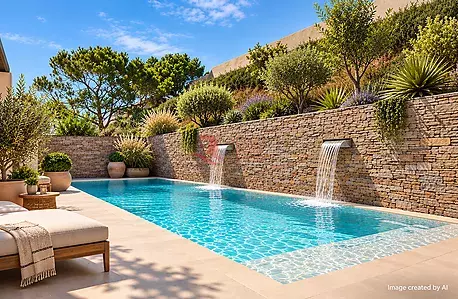 Brand New Designer Villa with Sea and Mountain Views