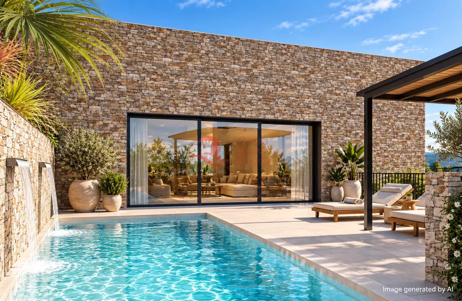 Brand New Designer Villa with Sea and Mountain Views