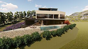 Stunning modern villa with sea views under construction in Begur