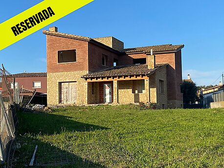 Detached villa under construction in Vall-llobrega