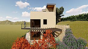 Preciosa i exclusiva casa moderna en construcció a Begur