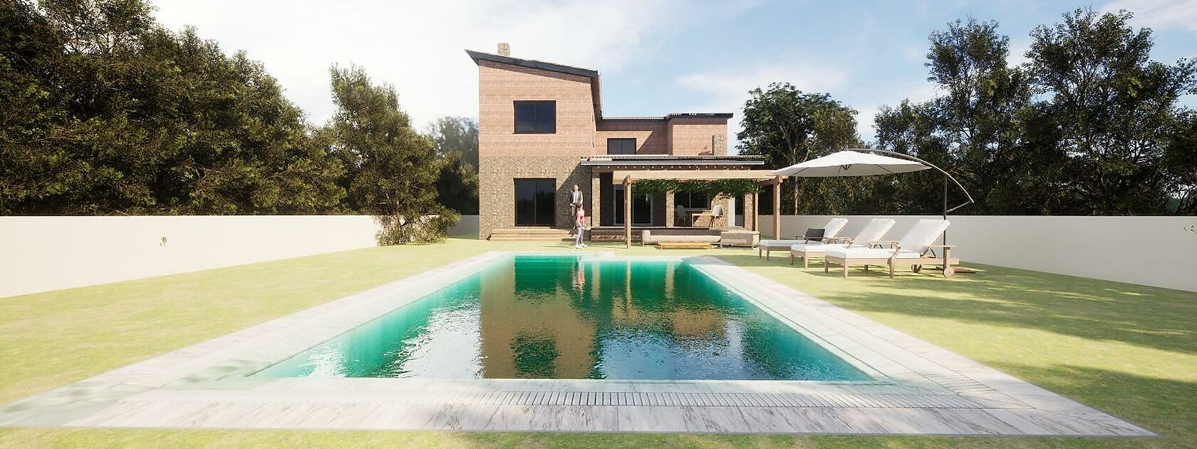 Preciosa casa independent amb piscina